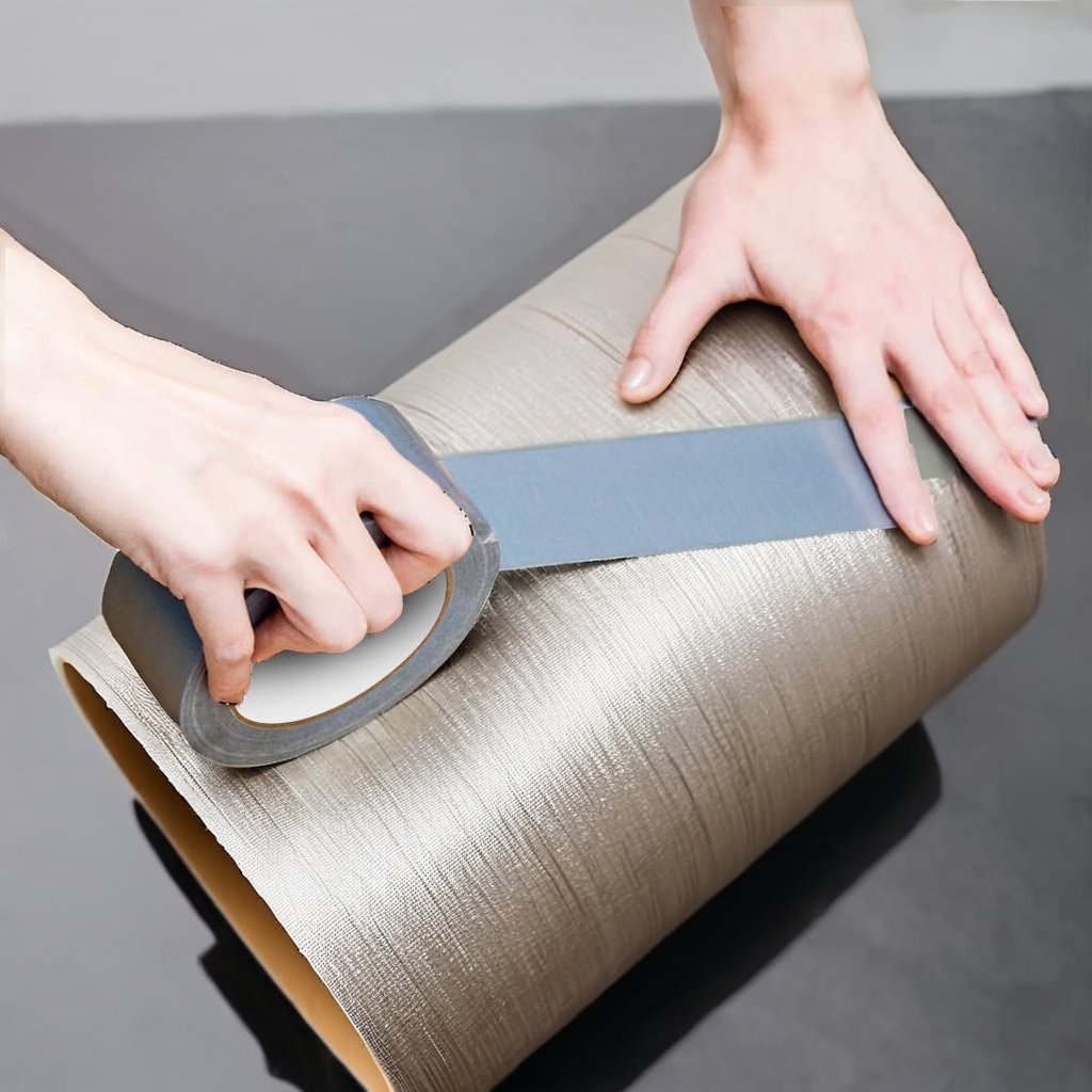 Silver Color Fabric Cloth Duct Tape Factory Supplied Rubber Adhesive for Carpet Edge Binding Tent Water Pipe Repair Masking Use