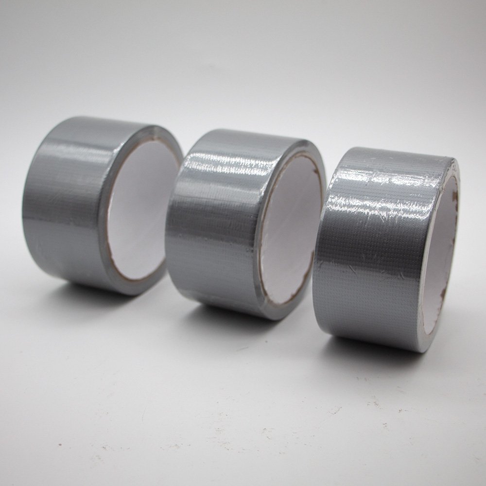 Silver Color Fabric Cloth Duct Tape Factory Supplied Rubber Adhesive for Carpet Edge Binding Tent Water Pipe Repair Masking Use