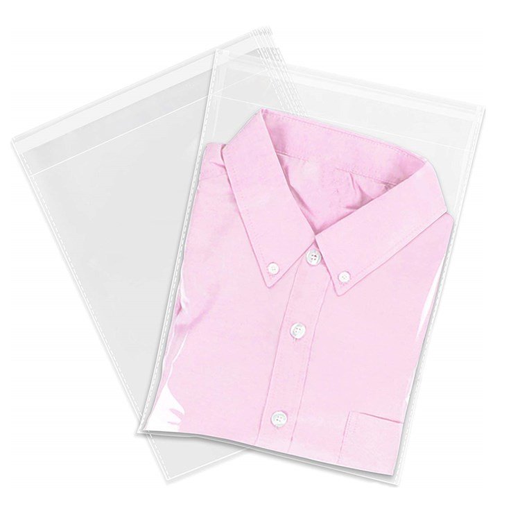 Suffocation Warning Polybags 11x14 Inch Recyclable LDPE & PP Plastic Bags Adhesive Clothing Socks T-Shirt Underwear