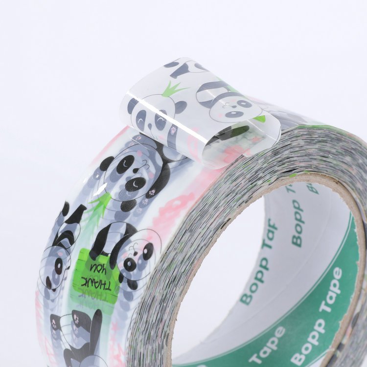 Packaging Adhesive Roll Shipping Custom Logo Printed Clear Fragile Plastic Bopp Packing Tape