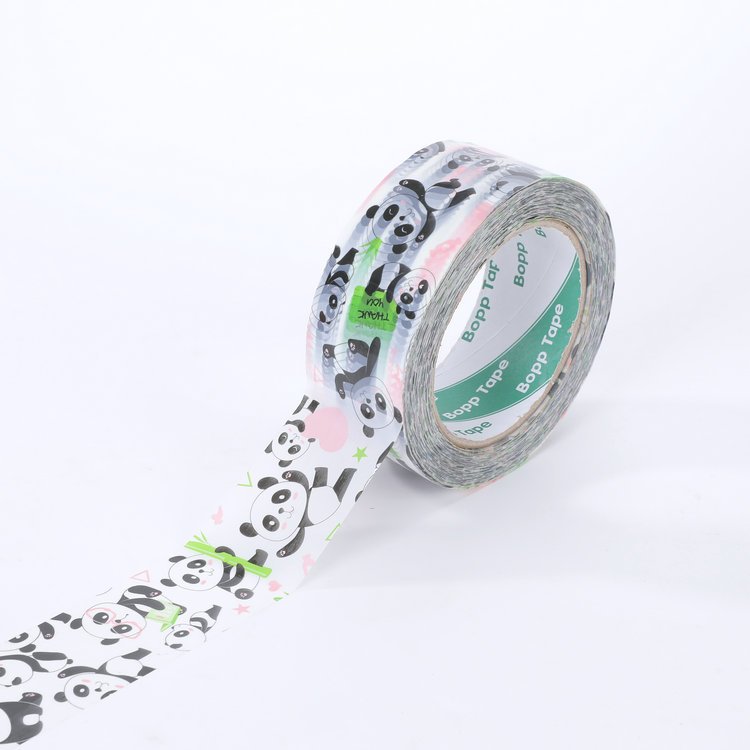 Packaging Adhesive Roll Shipping Custom Logo Printed Clear Fragile Plastic Bopp Packing Tape