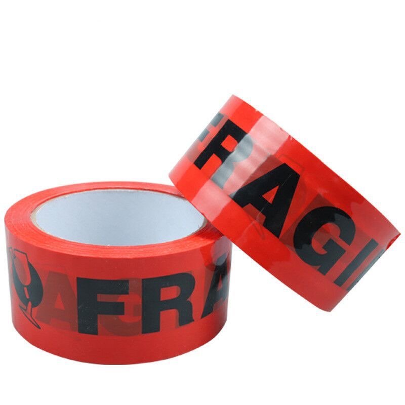 Custom Printed Logo Design Brand Strong Adhesive Tape for carton sealing fragile.