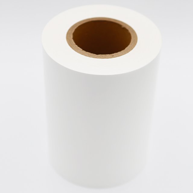 80mic /100mic white adhesive film self adhesive PVC sticker paper in rolls