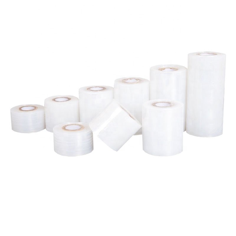 Plastic Packaging Stretch Film Polyethylene Clear 3 cm Wrap Hand PE Stretch Film Roll