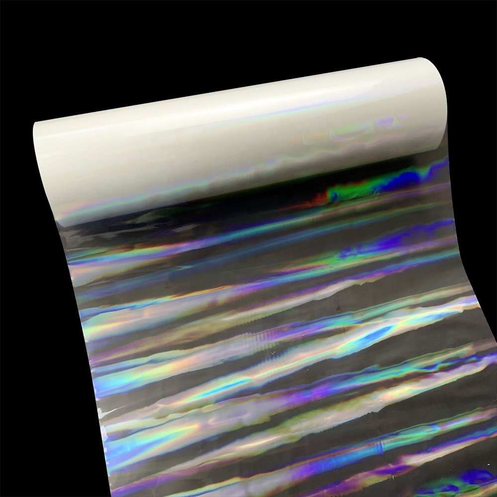 Self Adhesive Packaging Decoration Transparent Paper Holographic Film