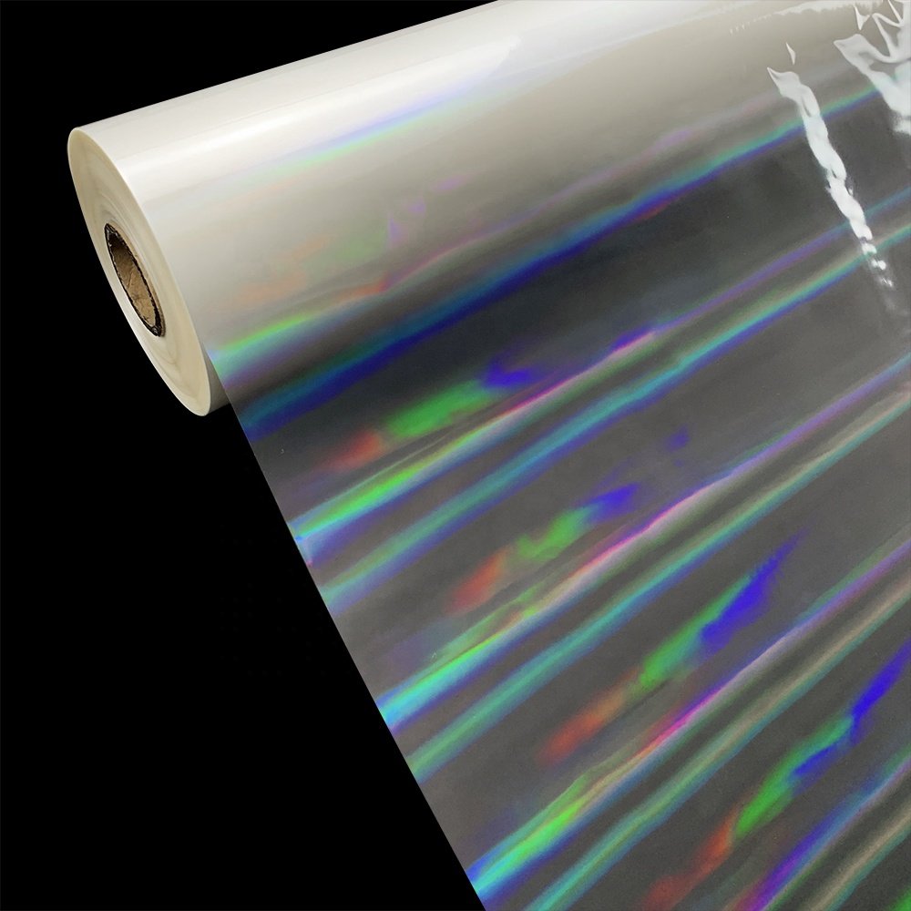 Self Adhesive Packaging Decoration Transparent Paper Holographic Film