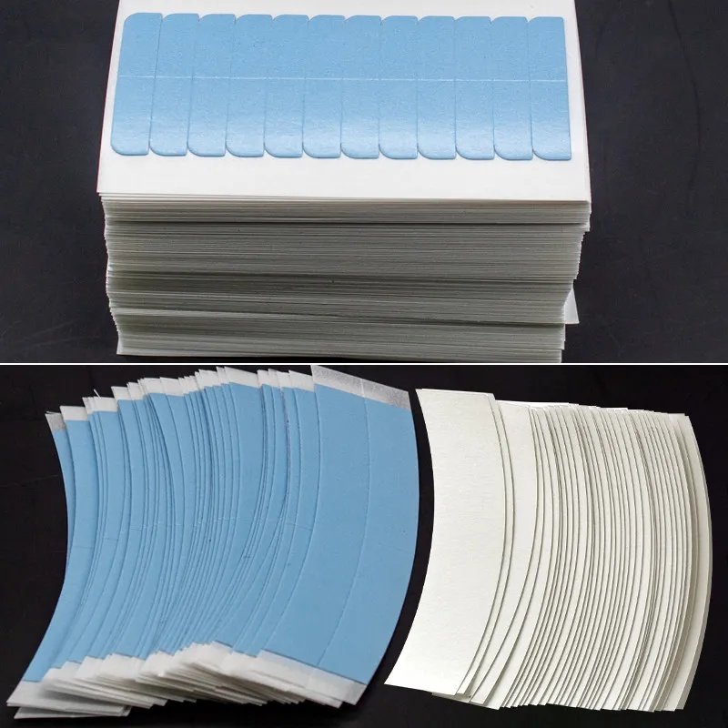 Waterproof Wig Hair Extension Tools Adhesive Double Sided Hair Wig Tape Die-cut Double Sided Adhesive Tape