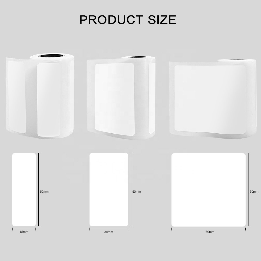 Factory Price Custom Self Adhesive Customized Direct Thermal Supermarket Label Paper and Transfer Barcode Label Roll Sticker