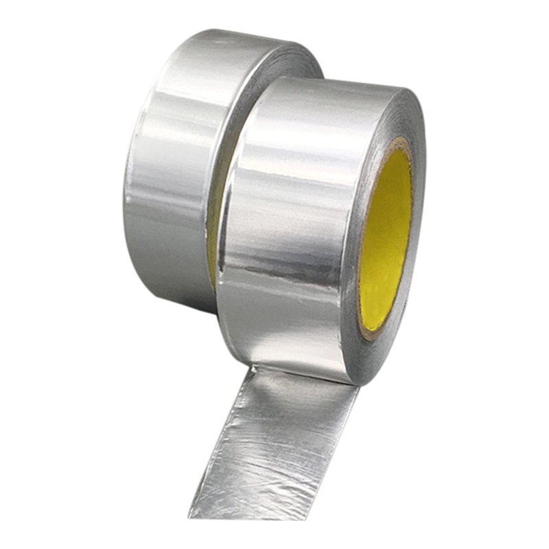 Waterproof Adhesive Heavy Duty Aluminum Foil Refrigerator Self Aluminium Hvac Reinforced Uv Without Liner Hot Melt Silver Tape