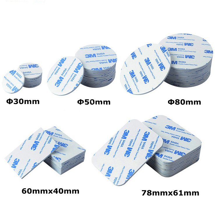 High Excellent Adhesion Acrylate 9448A 9448AB Double Coated Tissue Tape