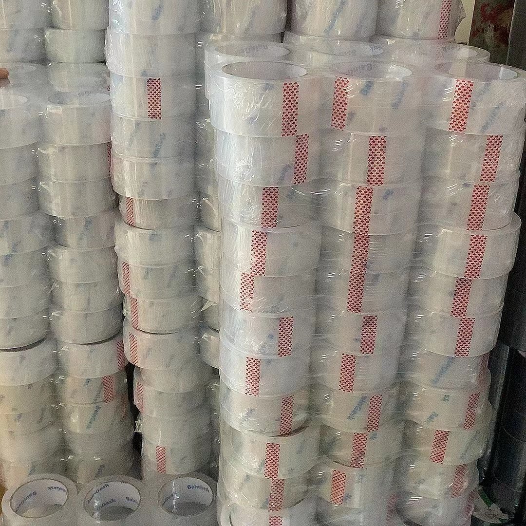 Clear Packing Tape 65 Yards per Roll 2 " Wide 52mic Thick 24roll shrink total 1560yd Acrylic Adhesive Heavy Duty Tape for Box