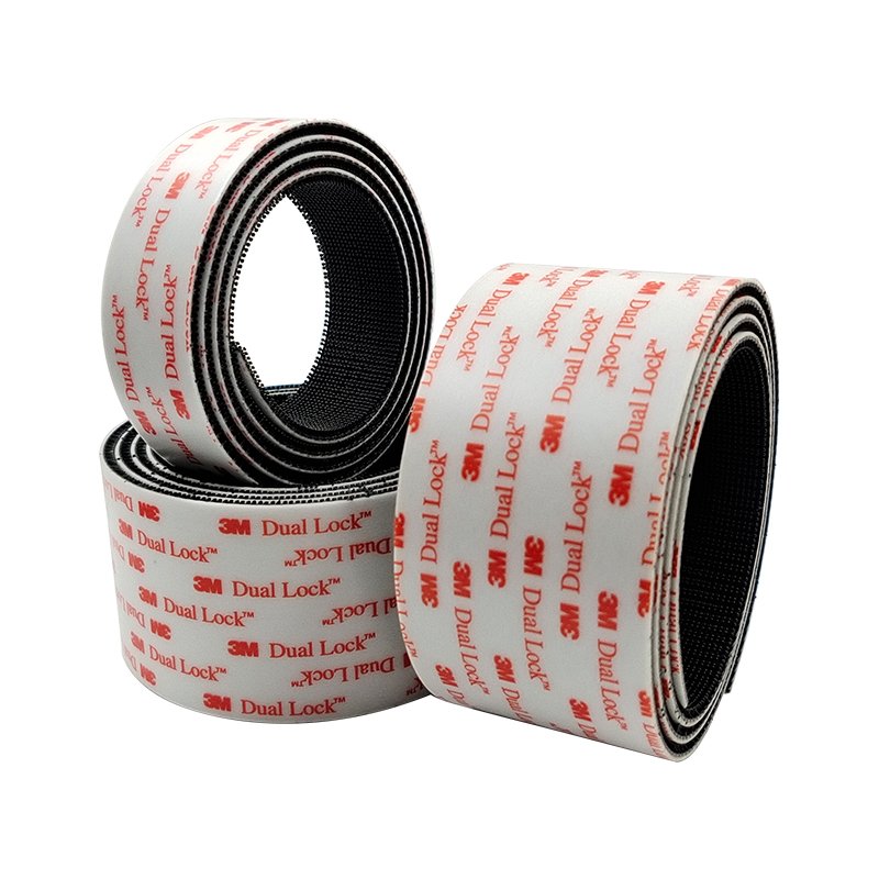 Ready Stock Dual Lock Reclosable Fastener Tape SJ3551 SJ3552 Single Sided Acrylic Adhesive Waterproof Polyester for Masking