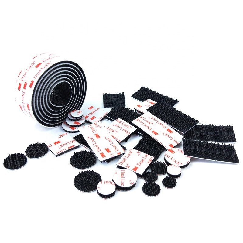 Ready Stock Dual Lock Reclosable Fastener Tape SJ3551 SJ3552 Single Sided Acrylic Adhesive Waterproof Polyester for Masking