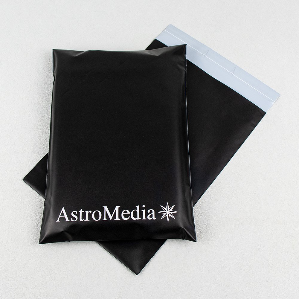 Strong Adhesive Personalized Customized Printed Waterproof Self Adhesive Black Plastic Envelope Poly Mailers Mailing Bags