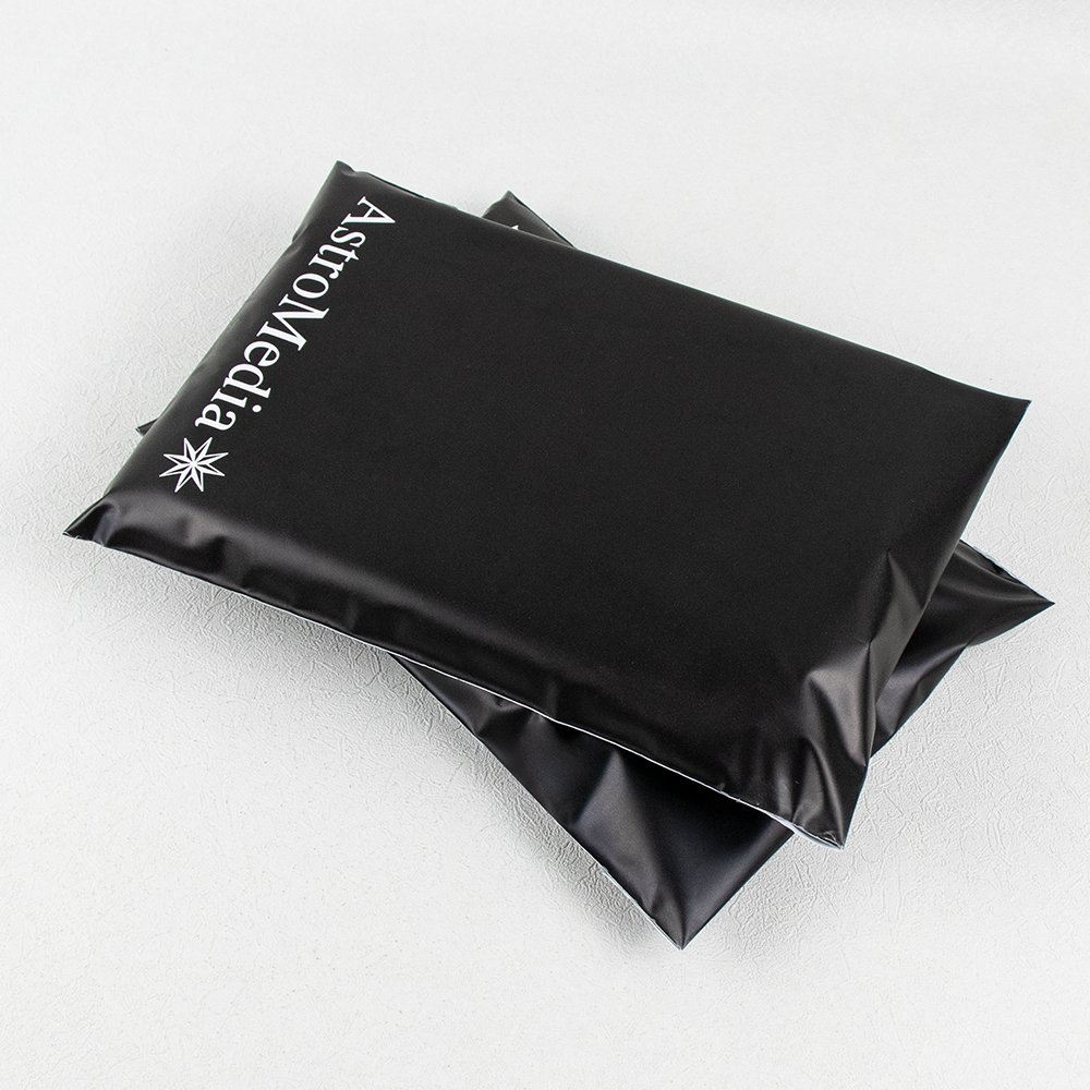 Strong Adhesive Personalized Customized Printed Waterproof Self Adhesive Black Plastic Envelope Poly Mailers Mailing Bags