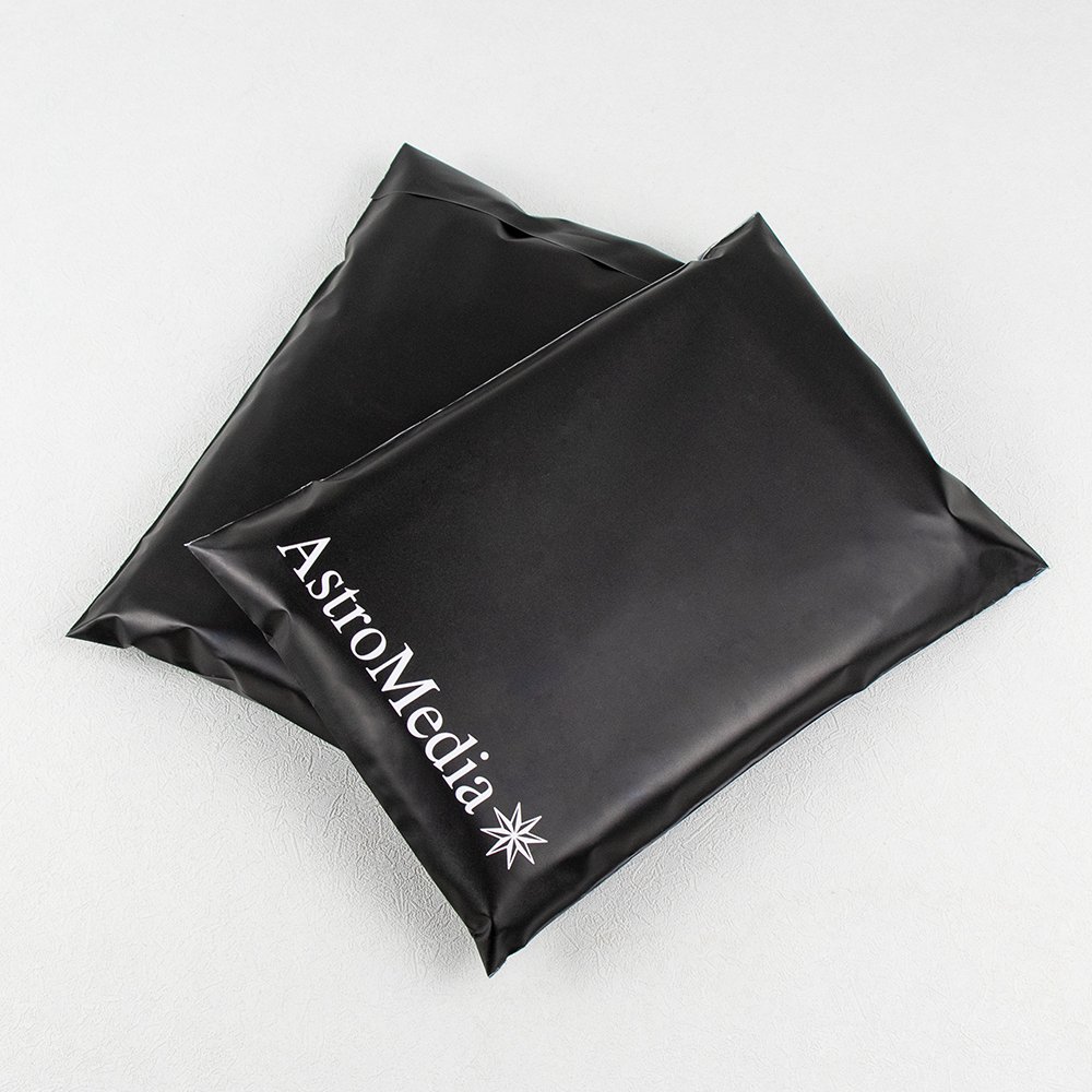 Strong Adhesive Personalized Customized Printed Waterproof Self Adhesive Black Plastic Envelope Poly Mailers Mailing Bags