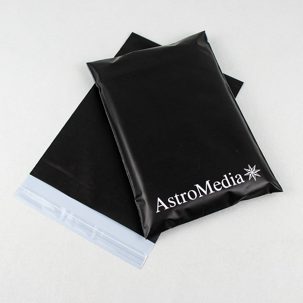 Strong Adhesive Personalized Customized Printed Waterproof Self Adhesive Black Plastic Envelope Poly Mailers Mailing Bags