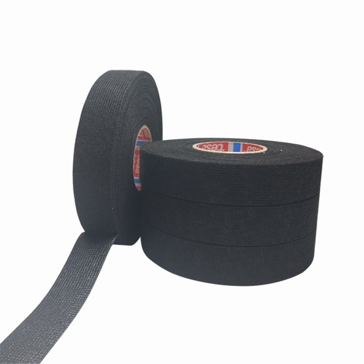 Tesa 51608 51618 19mm x 25m Automobile Adhesive Cloth Fabric Tape For Cable Loom High Noise Damping Tesa