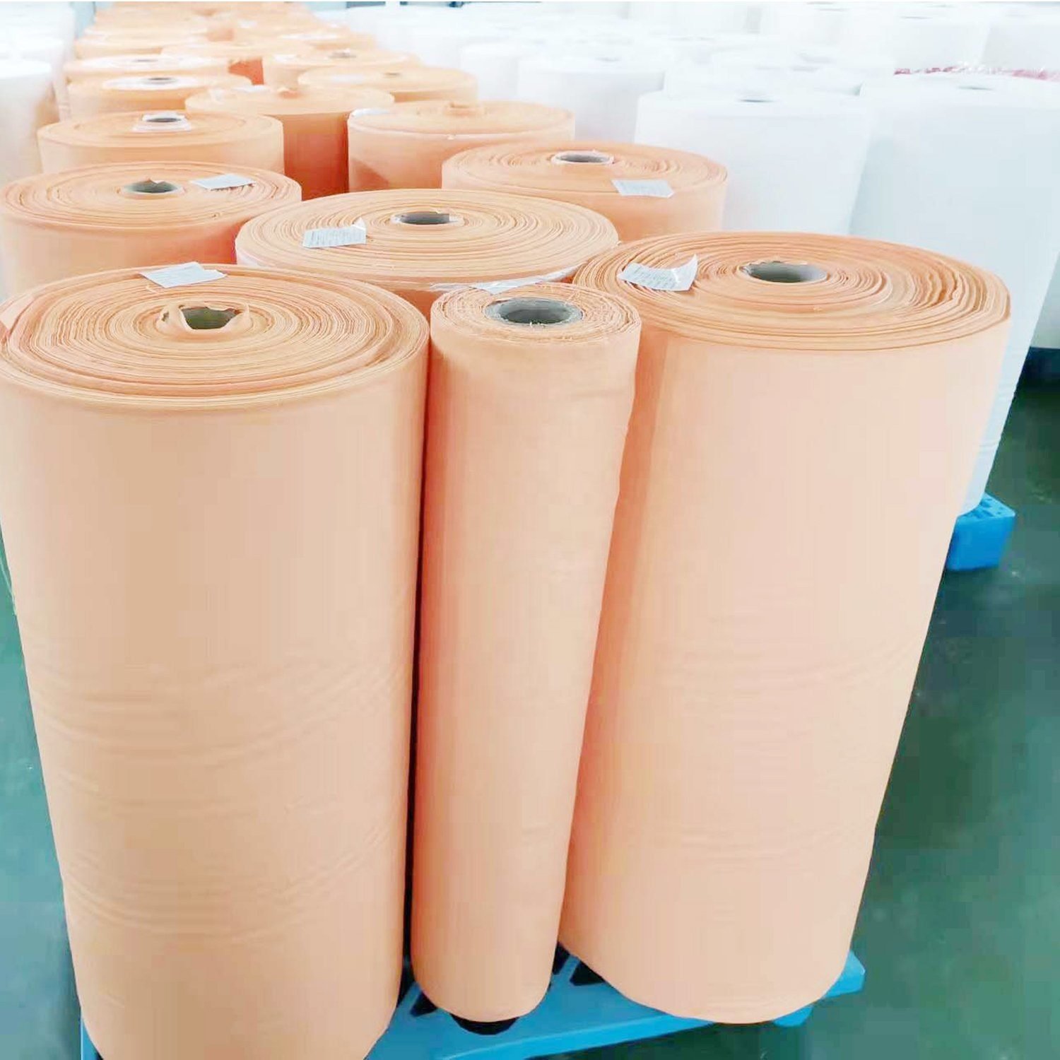 Direct factory of band aid jumbo rolls of raw material for adhesive bandage/wound plaster jumbo rolls-PE/PVC/PU/Non woven/cotton
