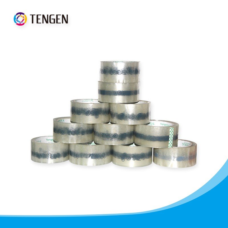 Natural Rubber Adhesive Biodegradable Cellulose Tape Customized Logo Packaging Tape