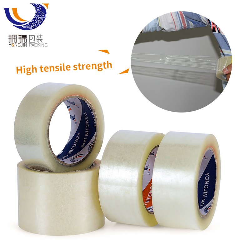 Strong Adhesive Shipping Sealing Packing Tape Yellowish Clear Packing Tape