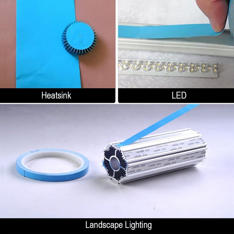 Conductive Thermal Release Tape Adhesive double-side Coated PET Liner