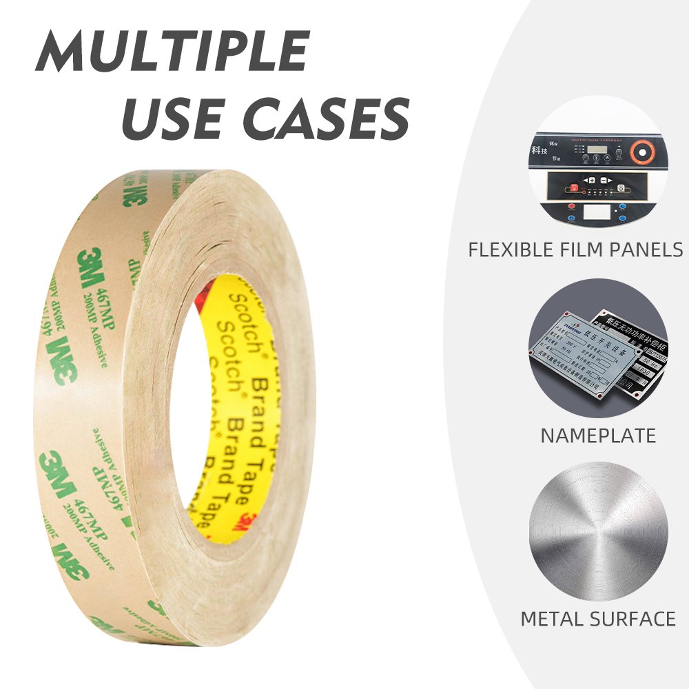 3M 468MP Double Tape High Performance Adhesive Transfer Tapes With 3M 200MP Adhesive Double Sided Masking Tape