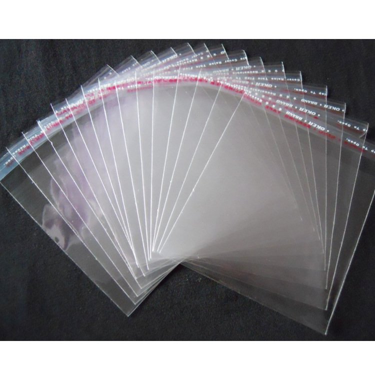 Small Resealable Plastic Self Sealing Adhesive Transparent clear OPP Cello Poly Cellophane Bag for Packing Snack Candies Cards