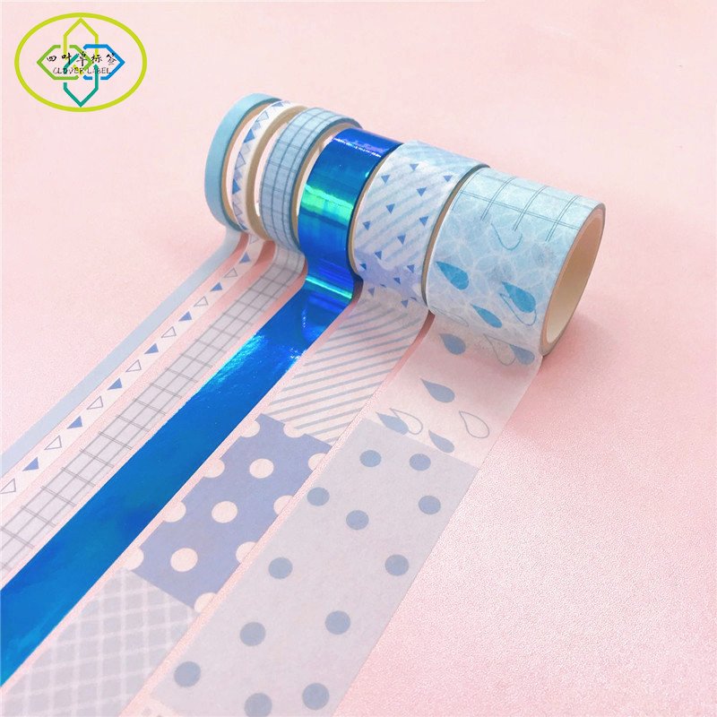 Custom Washi Tape Box Set Paper Adhesive Masking Tapes Sticky Paper Tape