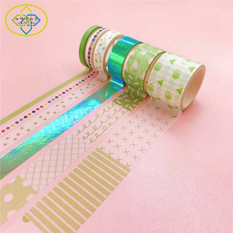 Custom Washi Tape Box Set Paper Adhesive Masking Tapes Sticky Paper Tape