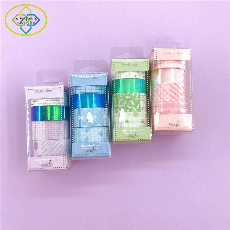 Custom Washi Tape Box Set Paper Adhesive Masking Tapes Sticky Paper Tape