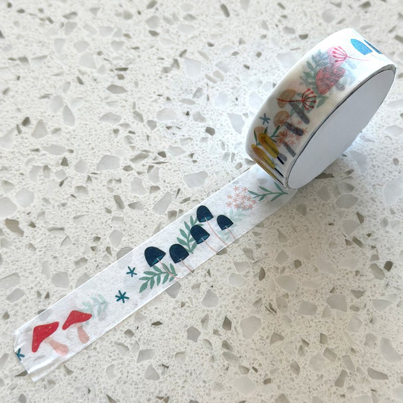 Eco Friendly Custom Die Cut Printed Adhesive Decorative Sticking White Vintage Washi Tape 3 48 Roll Rolls Printing