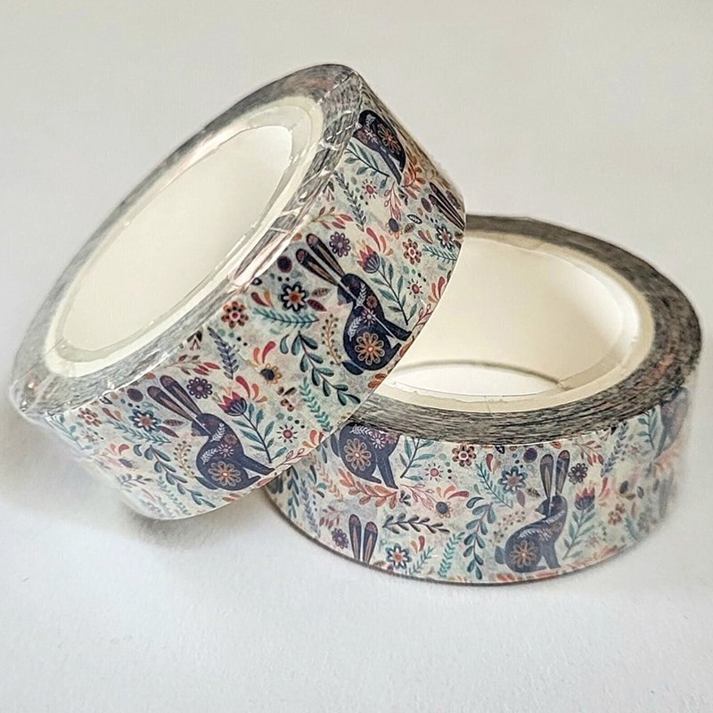 Eco Friendly Custom Die Cut Printed Adhesive Decorative Sticking White Vintage Washi Tape 3 48 Roll Rolls Printing