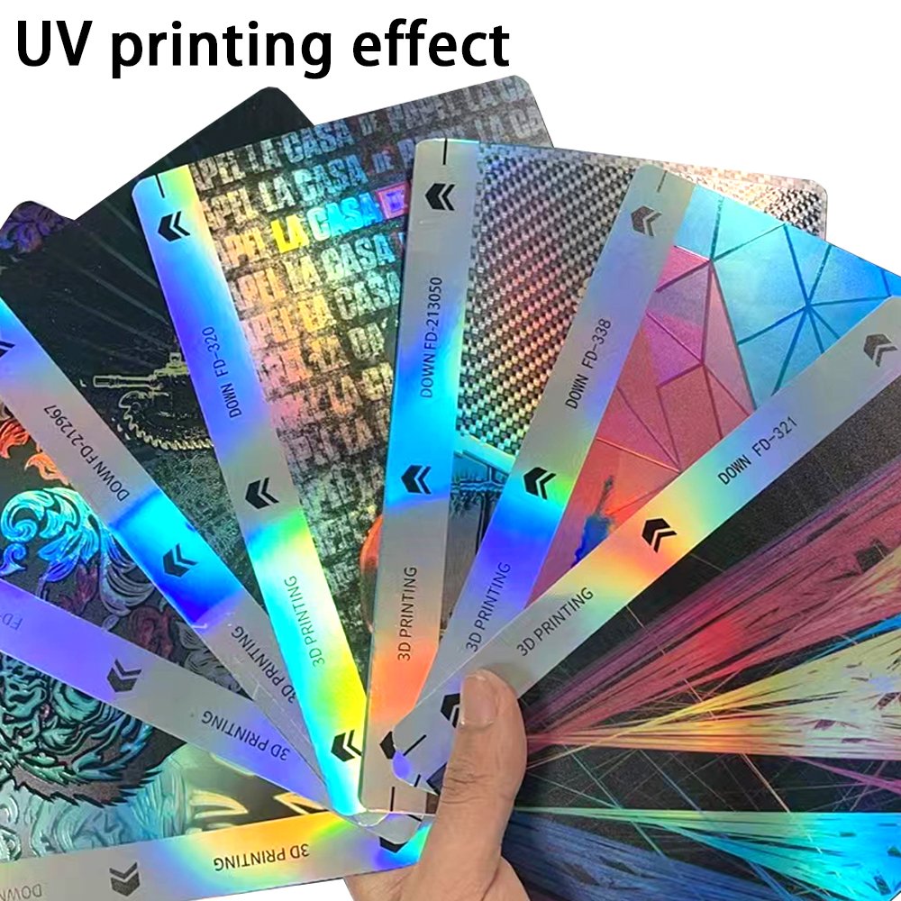 Printable Self Adhesive Laser Printing Holographic Film Sticker Paper Roll Printable laser film