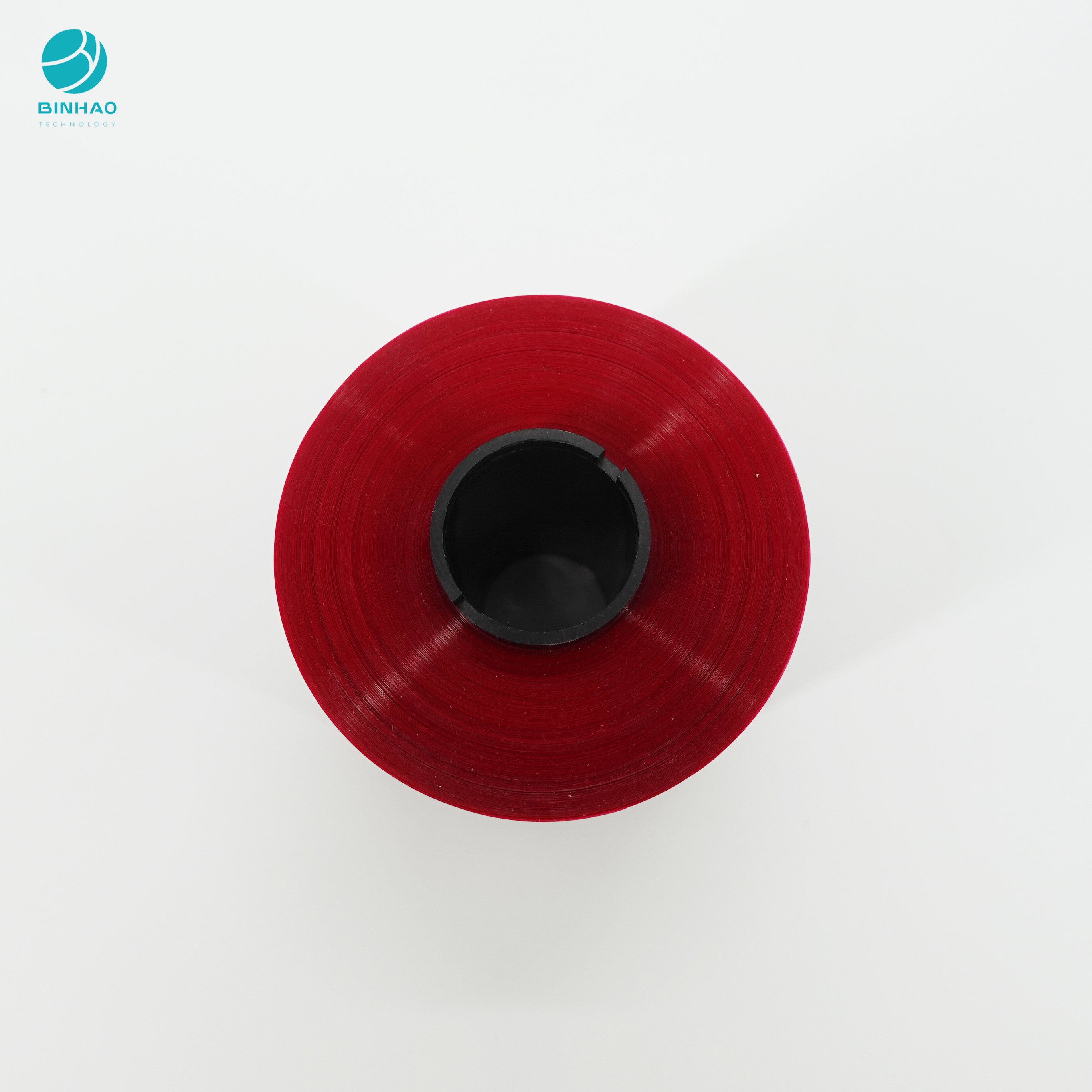 20000M Single Side Glue Adhesive Solid Red Tear Tape For FMCG Products Package