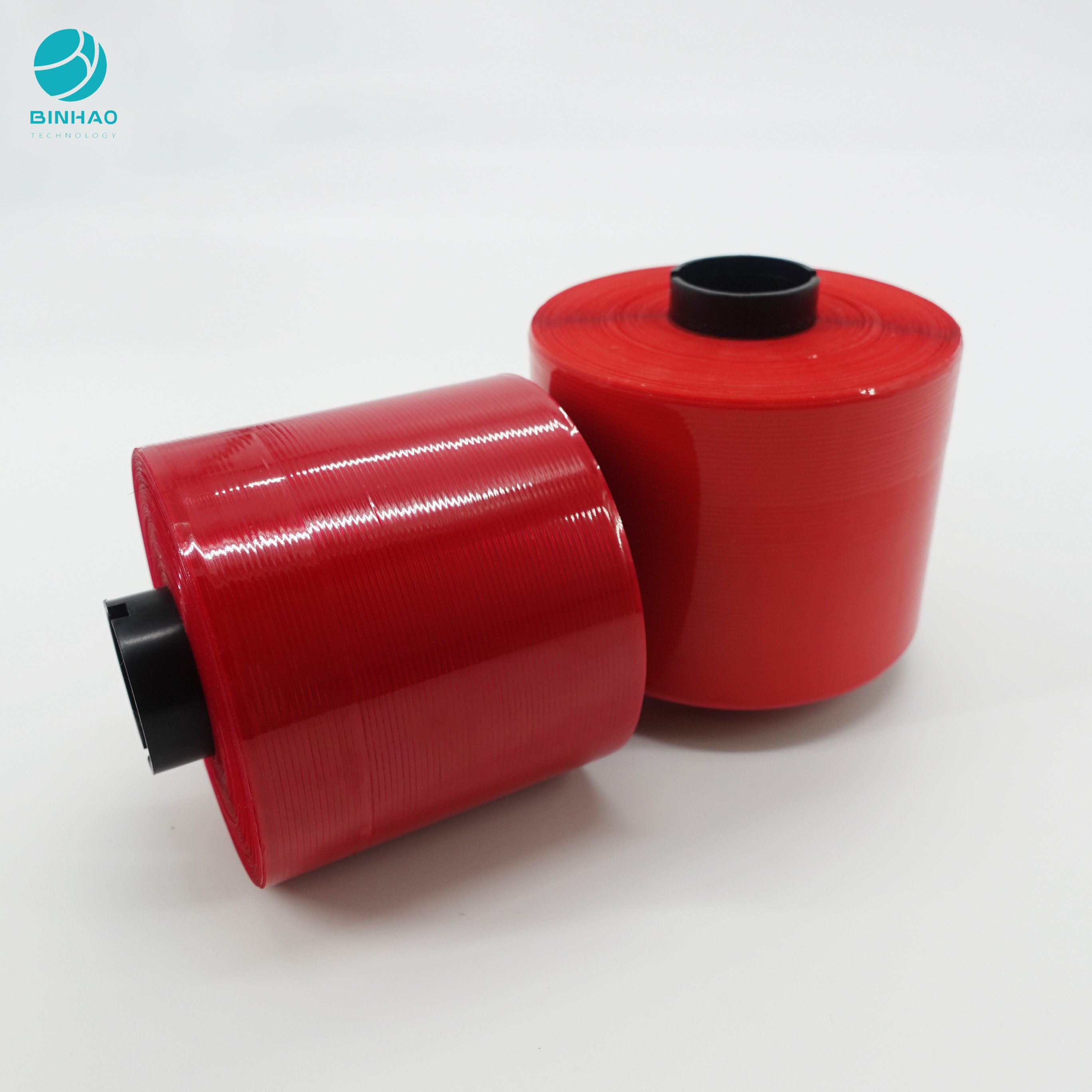 20000M Single Side Glue Adhesive Solid Red Tear Tape For FMCG Products Package