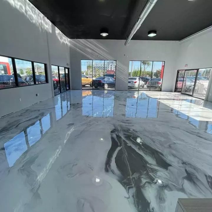 JINHUA Clear Liquid Resin Epoxy Resin Self-leveling Floor Paint Ground Paint