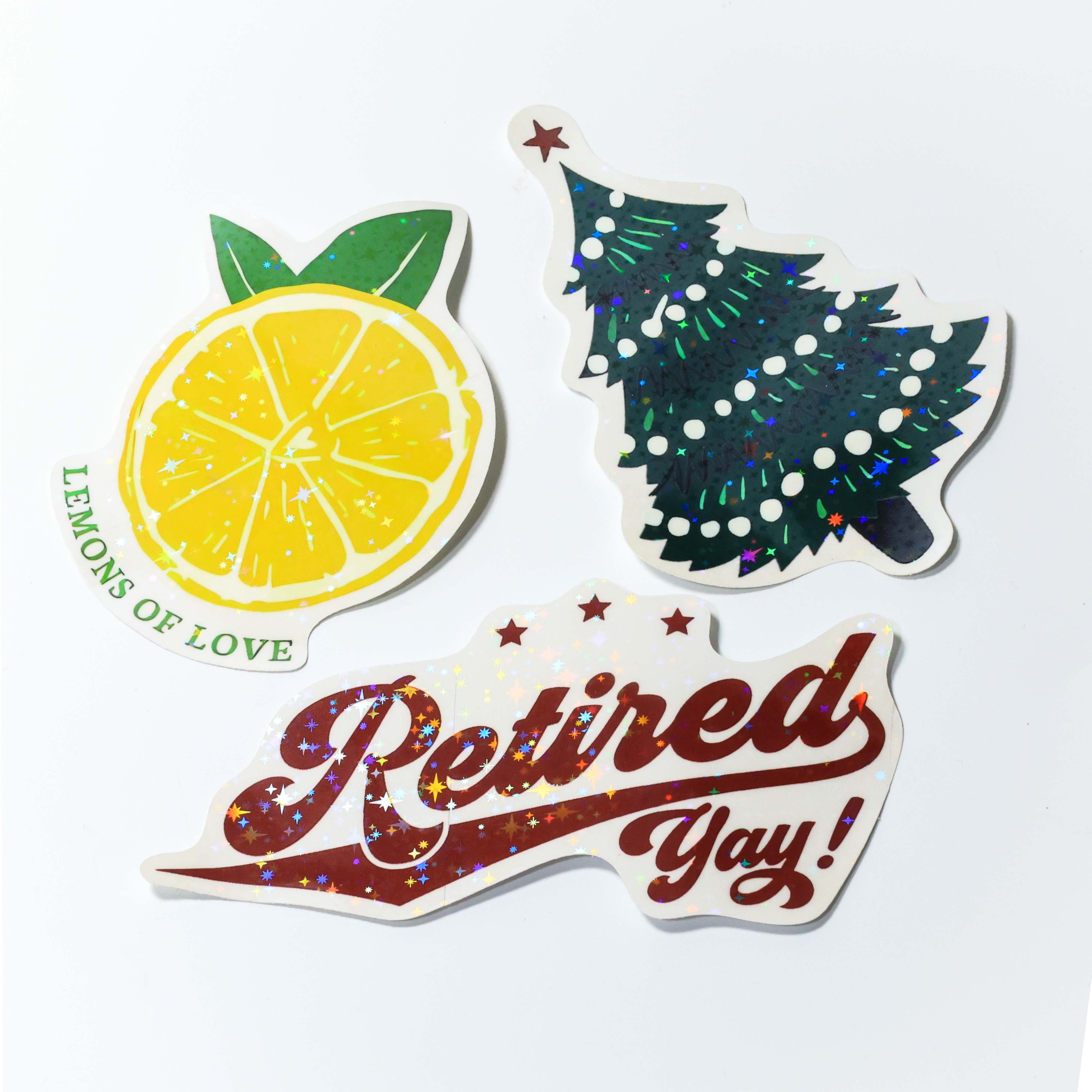 Custom Printed Waterproof Vinyl Stickers Die Cut PVC Adhesive Labels for Packaging Premium Packaging Labels