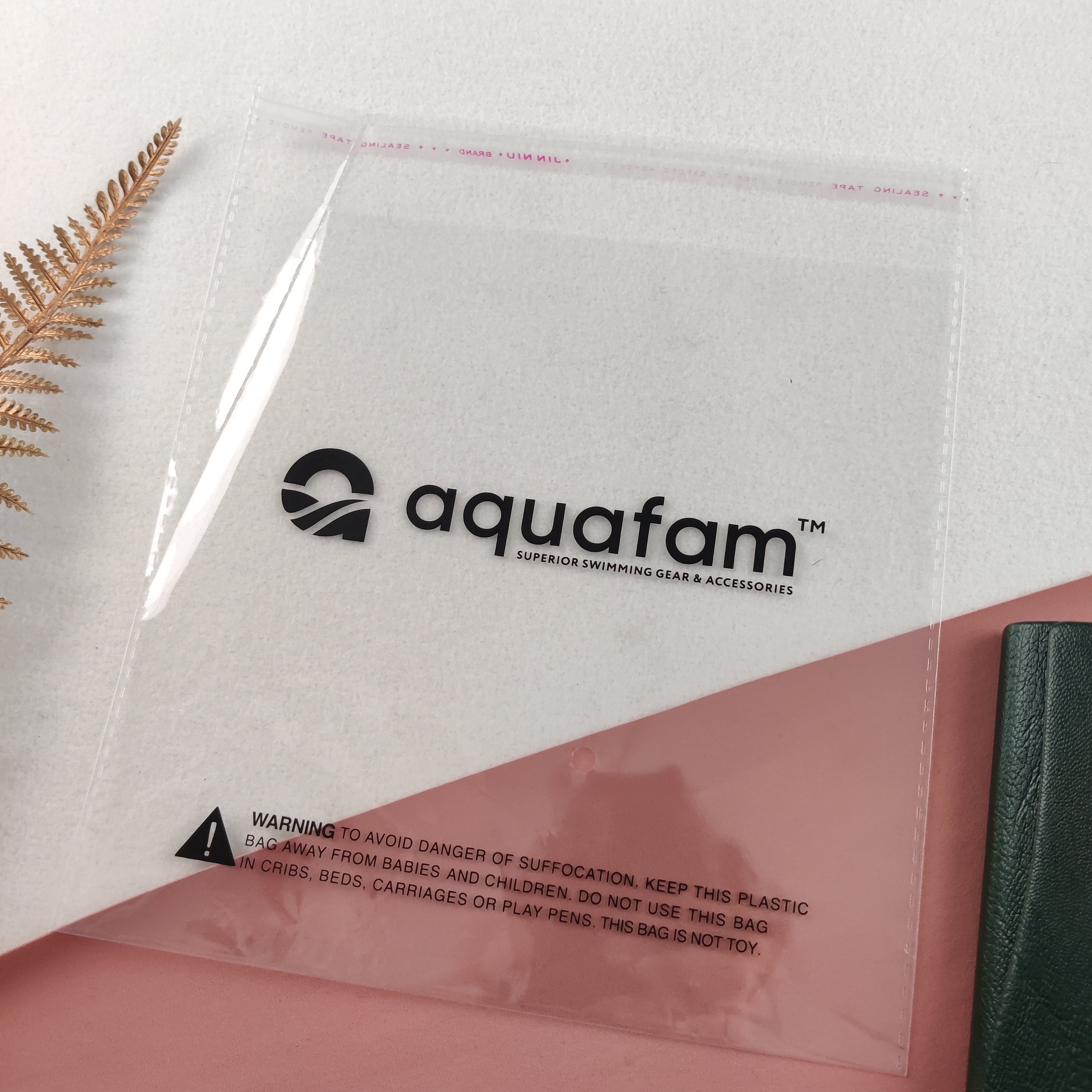 Eco Friendly Waterproof Clothes Accessories Packaging Clear Plastic Self Adhesive Opp Bag For Packing