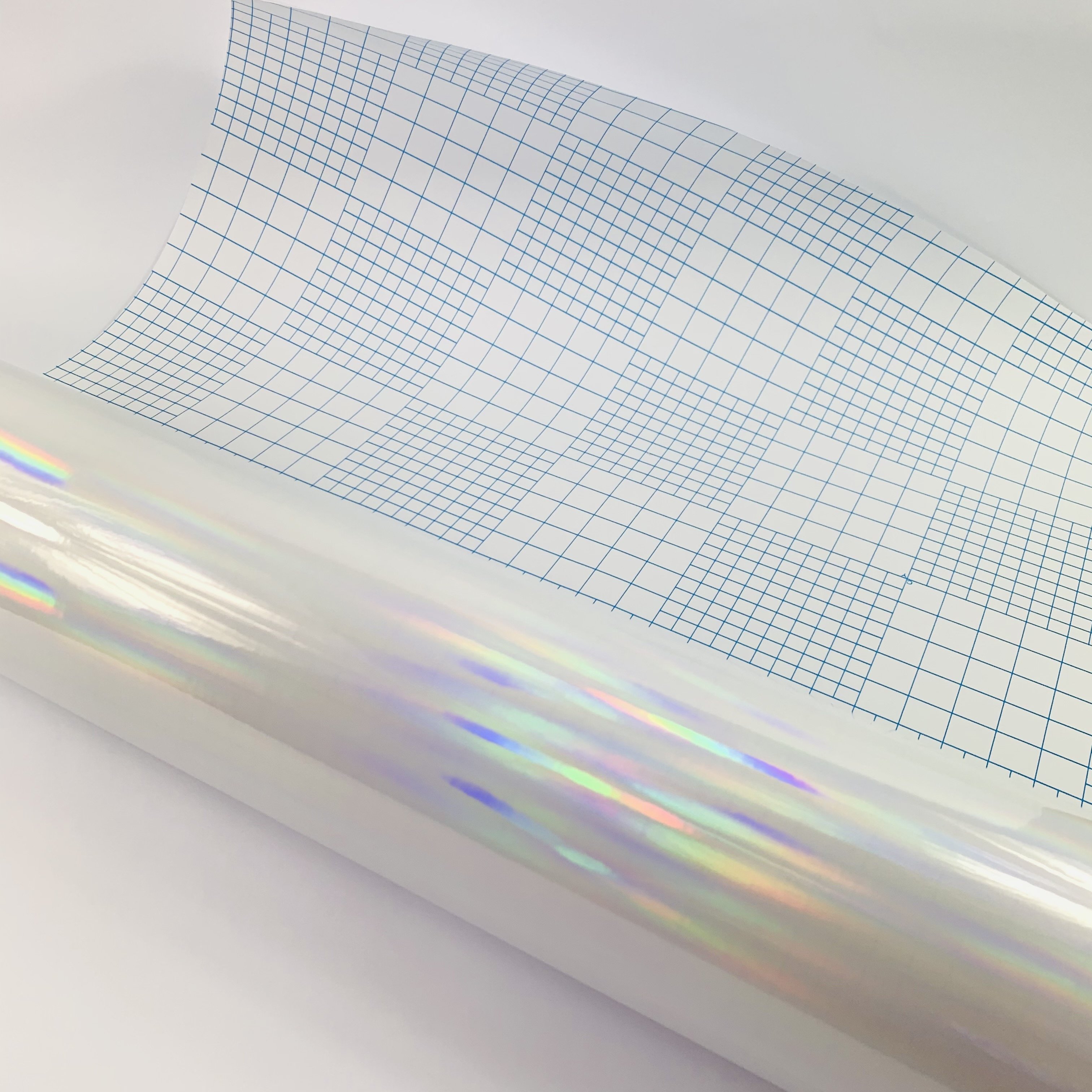 Bopp transparent self adhesive holographic cold laminate film