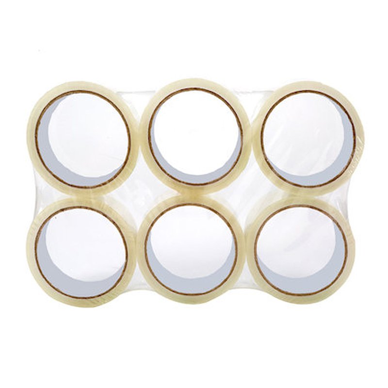 Strong Adhesive Heavy Duty Water Proof Super Transparent Clear Silicone Length 500M 100M 150M 50Meters 0.5Mm Bopp Tape Roll