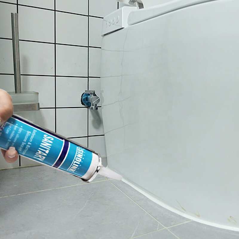 Waterproof mould proof transparent silicone rubber sealant glass glue bottle silicon adhesive glue glass glue for aquarium