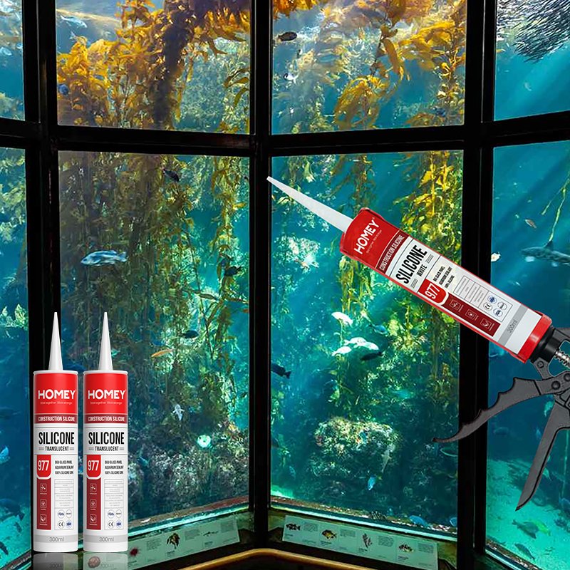 Homey 977 Strong adhesive silicone sealant for bathrooms and construction sealant glue manufacturer