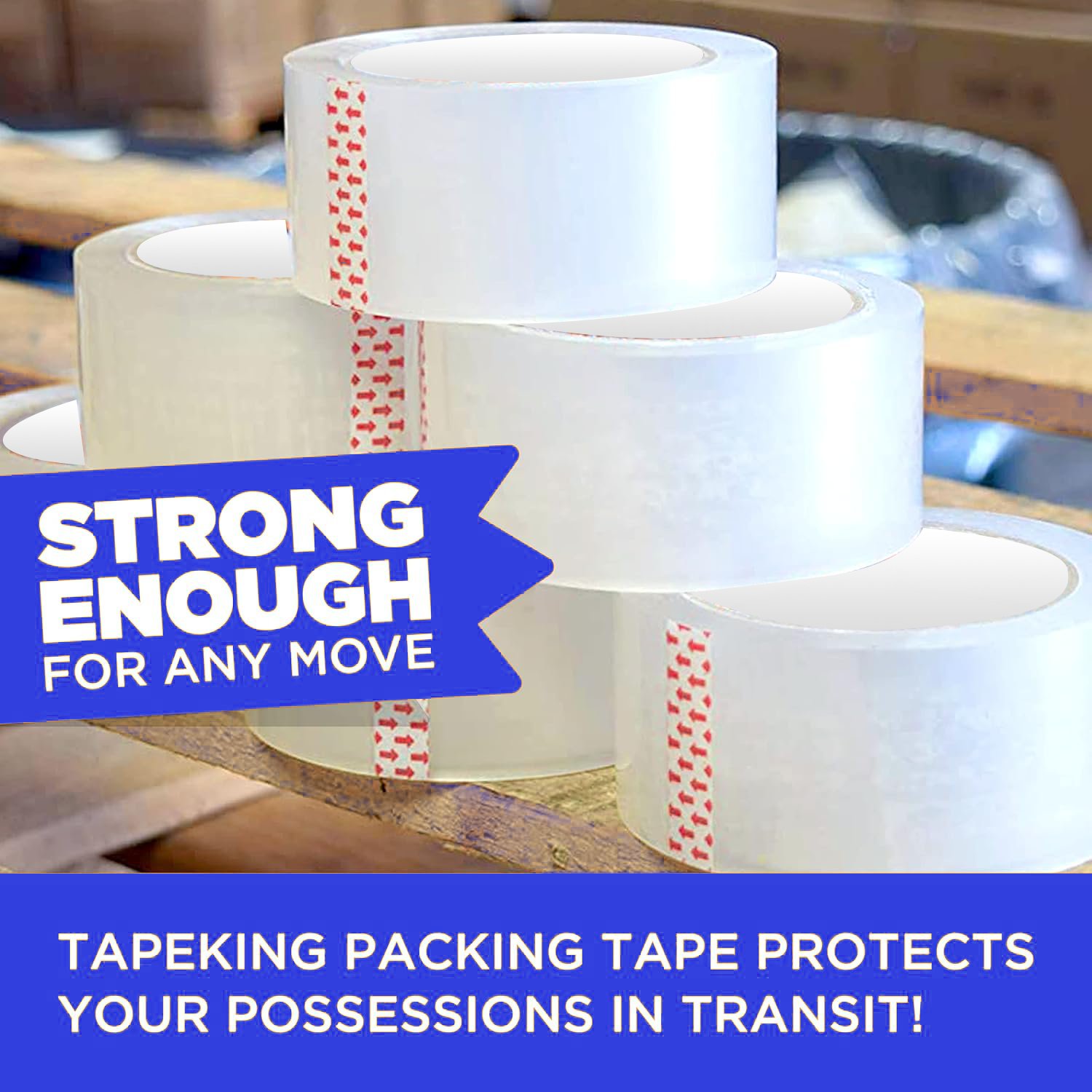Wholesale 45mmx200m Customized Printed Acrylic Sealing Tape Transparent Adhesive Tape Bopp Clear Packing Tape With Logo