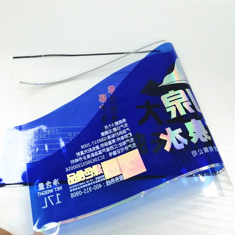 Customized Printing Super Large Size Bucket Label, Laser Foil Self Adhesive Transparent BOPP Label Sticker In Roll