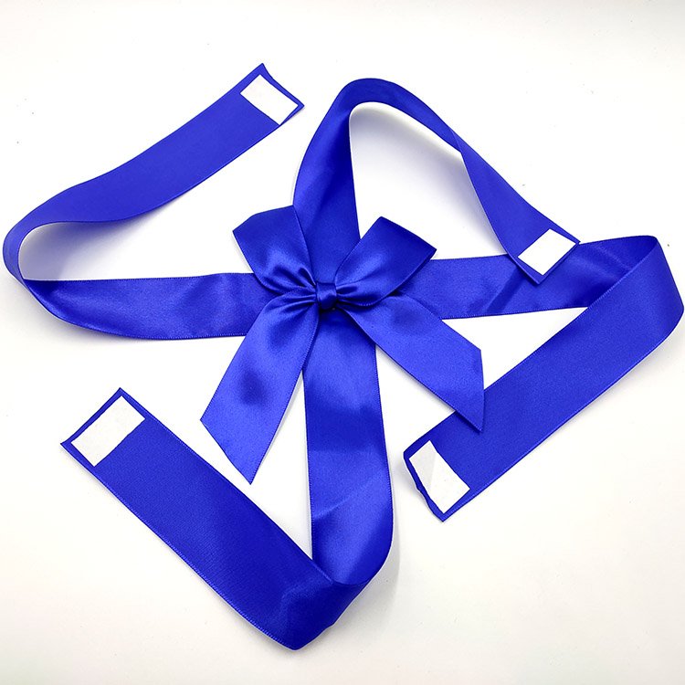 Handmade custom self adhesive gift wrapping ribbon bow