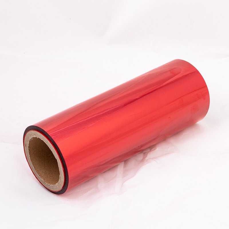 Factory wholesale red color pet film for adhesive coating