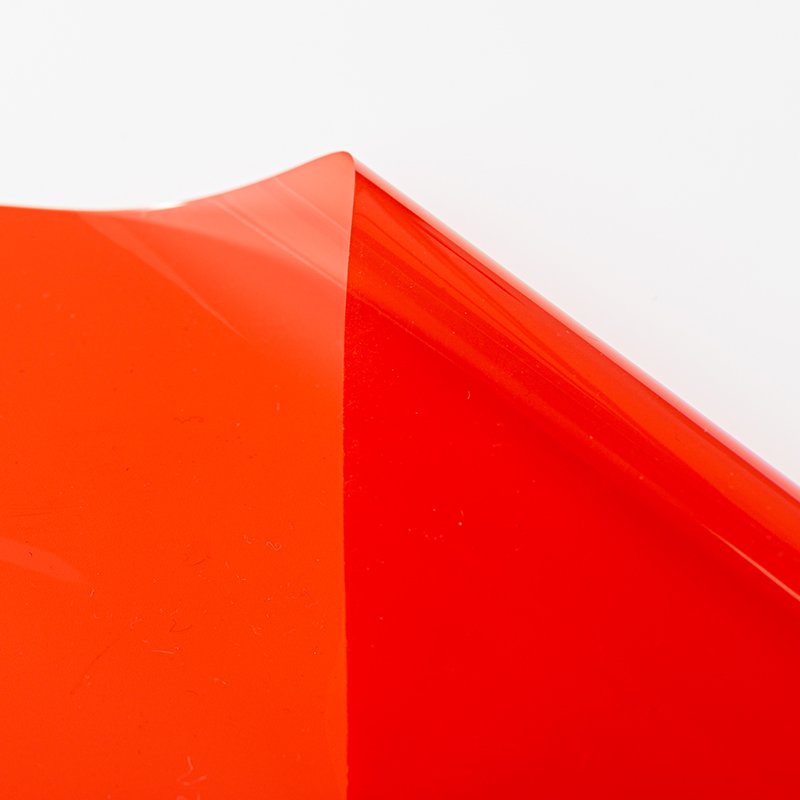 Factory wholesale red color pet film for adhesive coating
