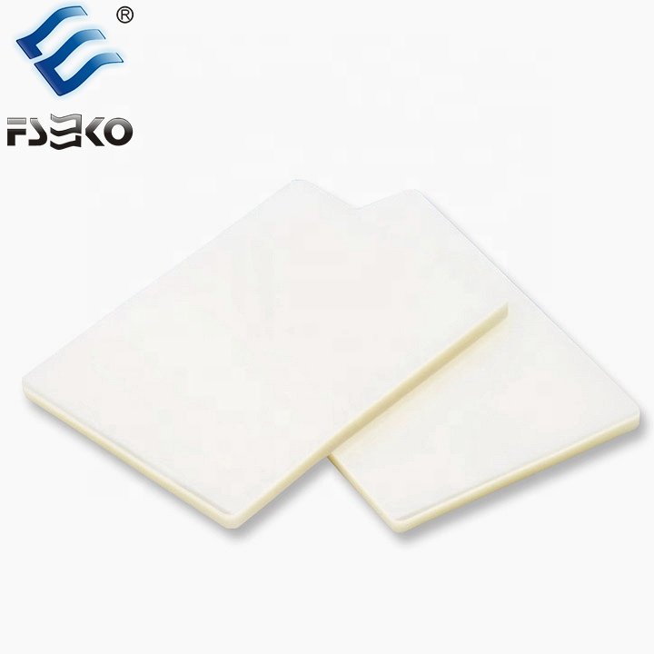 Good Quality Glossy Crystal BOPET Adhesion Lamination Film Photo Hot Laminating Pouches Film 250 mic Laminate A4 Document Pouch