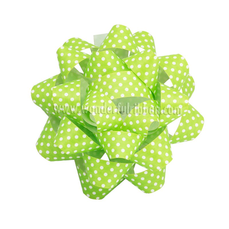 Supplies Customized Christmas Decoration Large Ribbon Bows Star Gift Wrapping Bow Pre Made Self Adhesive Grosgrain Ribbon Bow